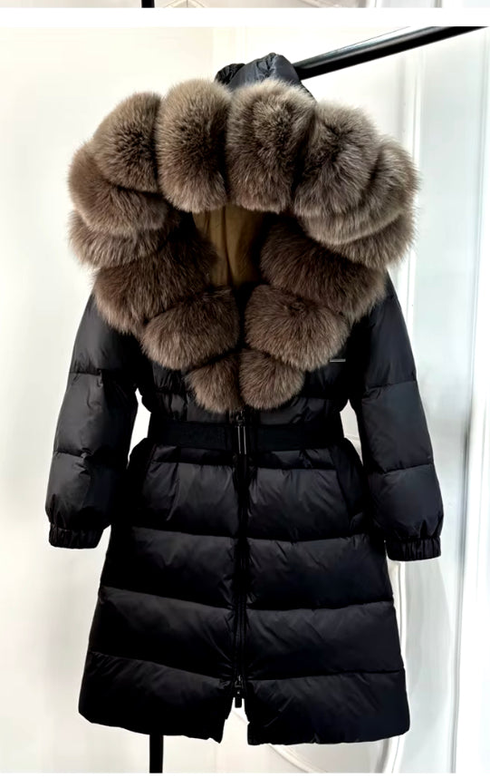 Duck Down Fox Fur Coats