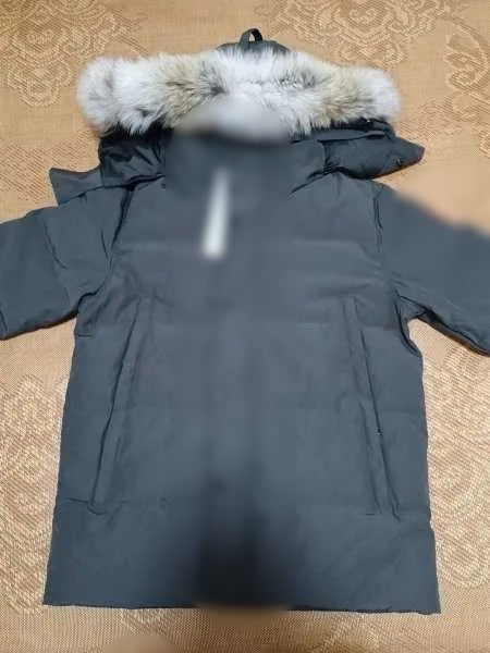 Men’s C Puffer Fur Hooded Coat