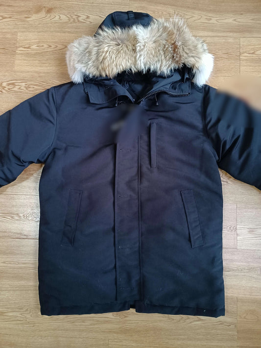 Men’s C Puffer Fur Hooded Coat