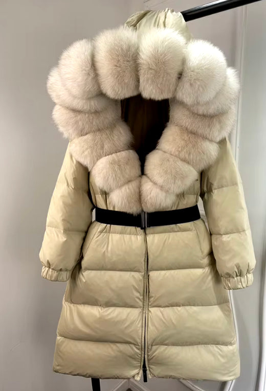 Duck Down Fox Fur Coats