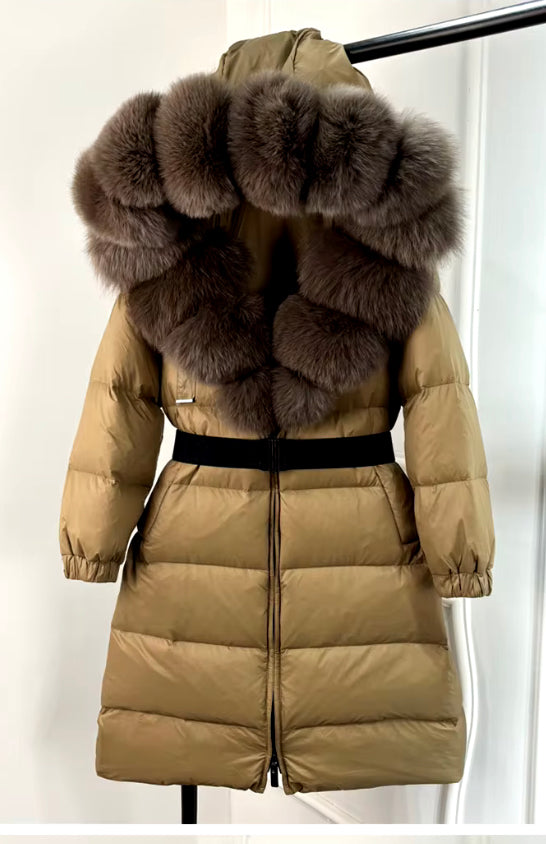 Duck Down Fox Fur Coats