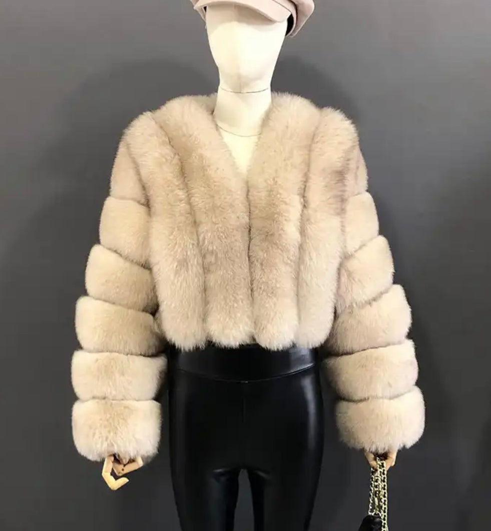 Short Style Fur Jacket