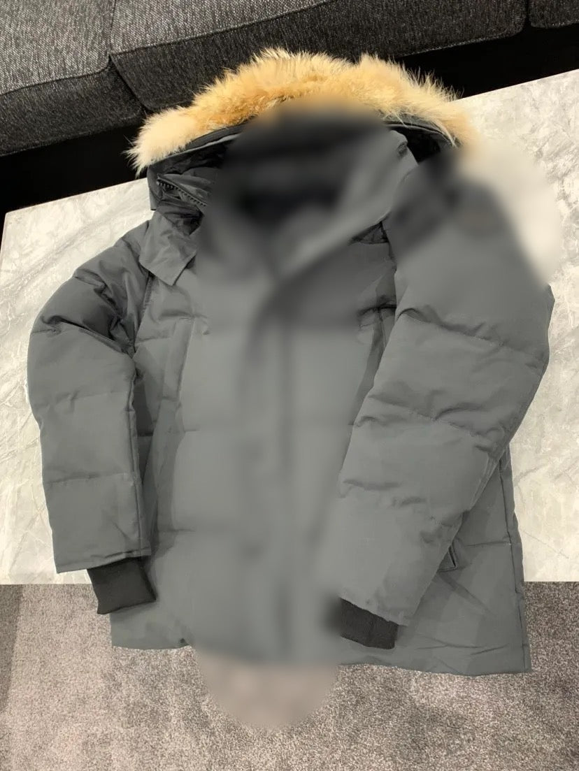 Men’s C Puffer Fur Hooded Coat