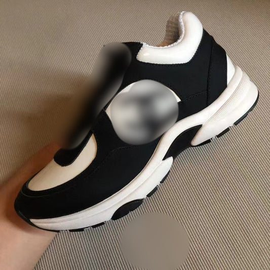 Black & White C Trainers