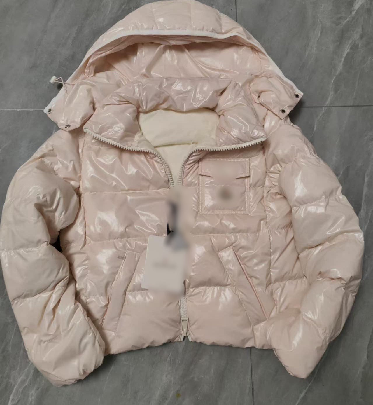 Light Pink Puffer Jacket