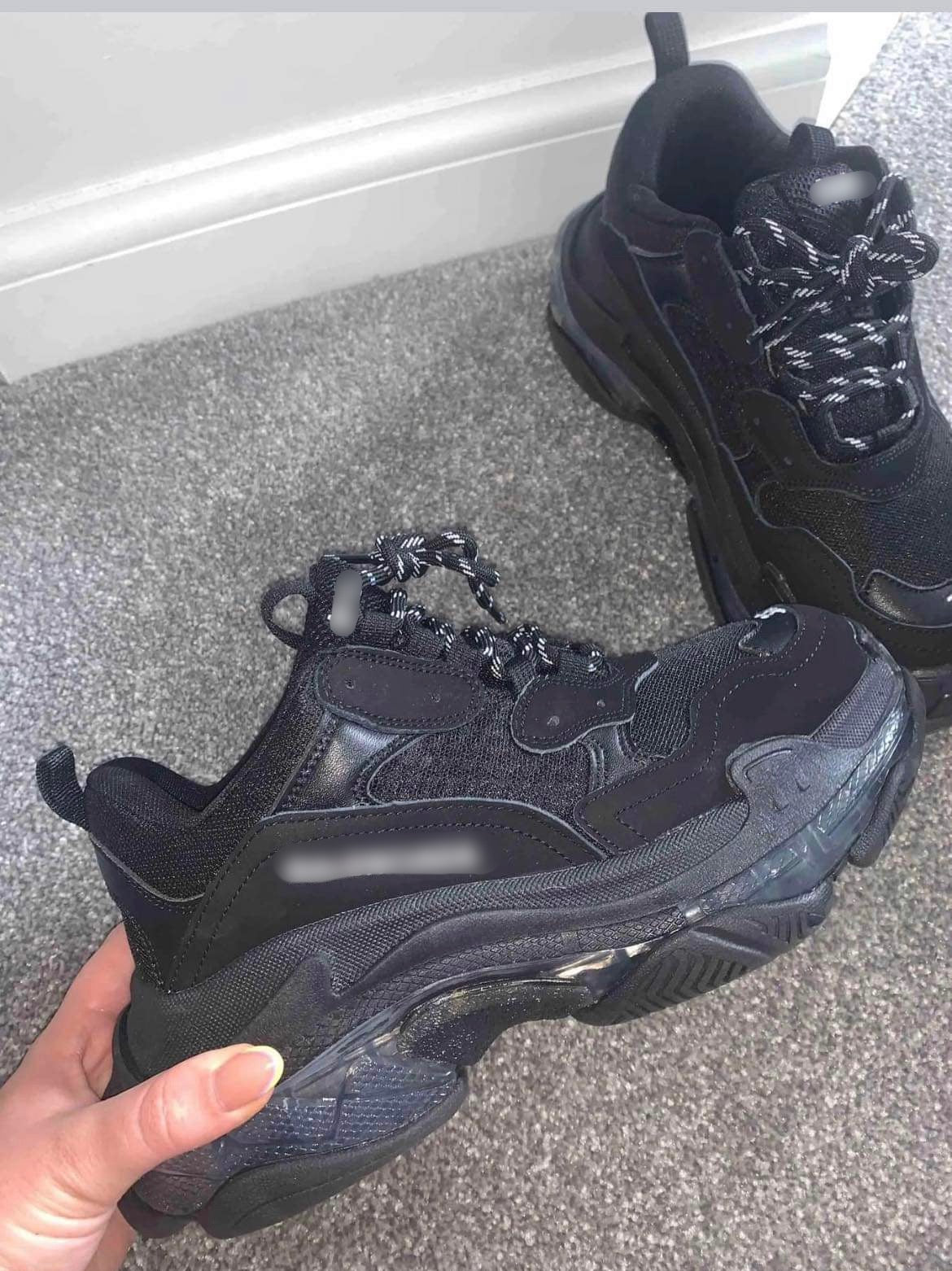 Black Chunky Trainers