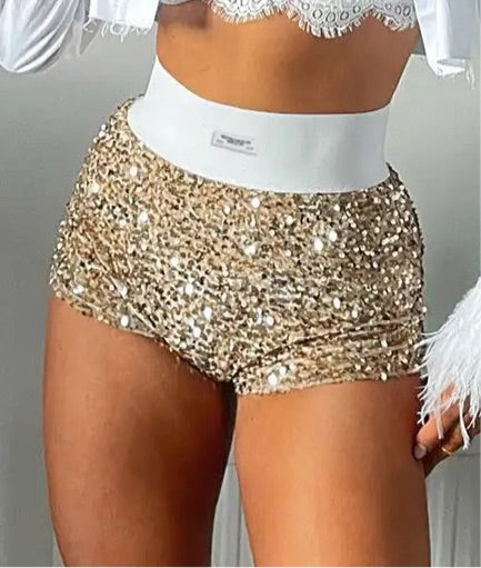 Sequin Disco Shorts