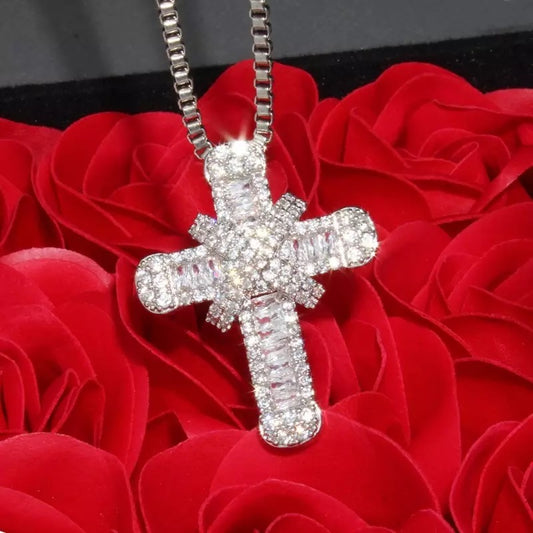 Silver Cross Necklace