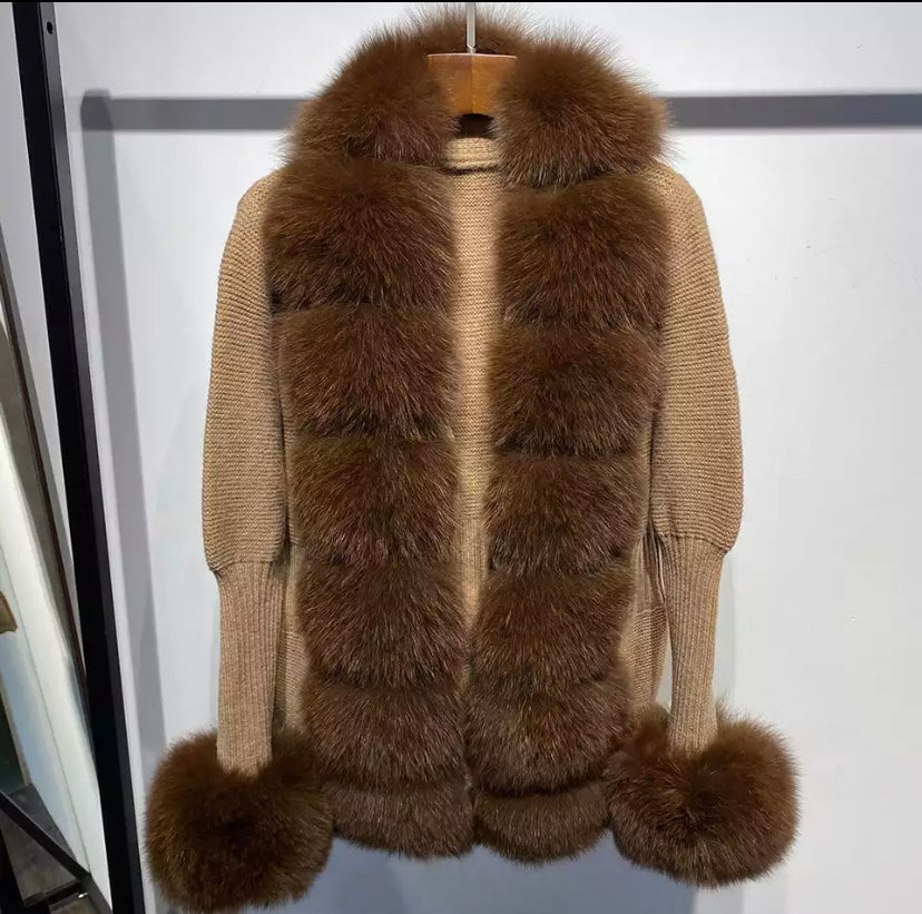 Fox Fur Cardigans