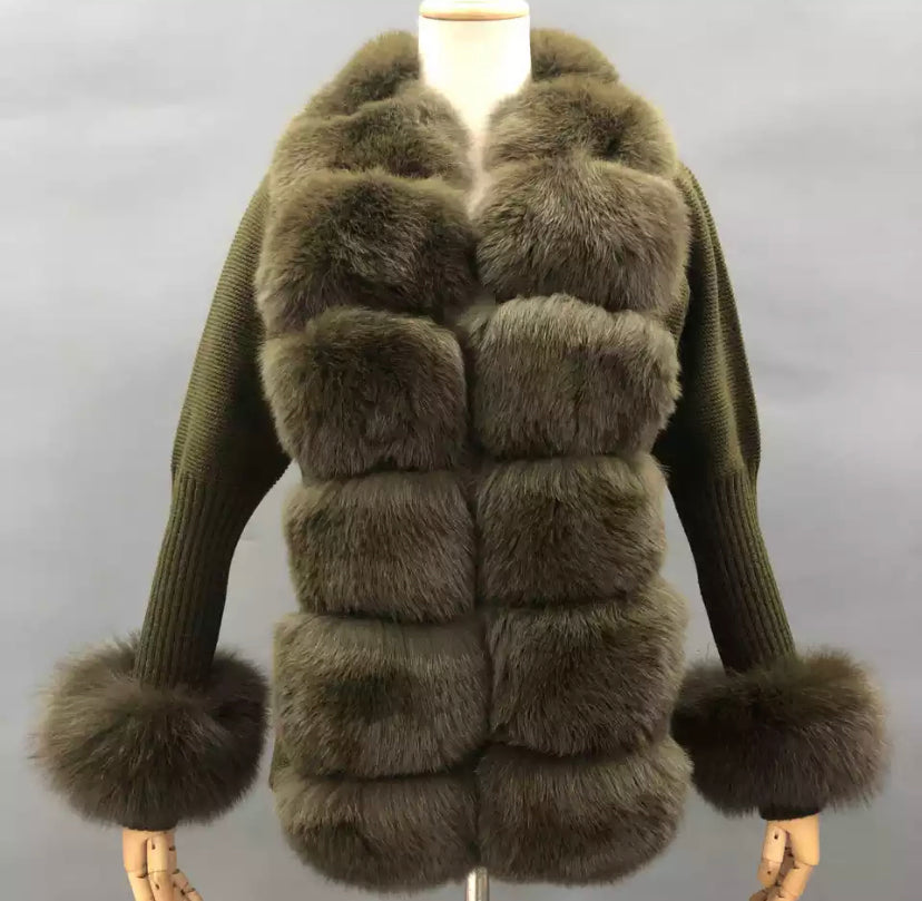 Fox Fur Cardigans